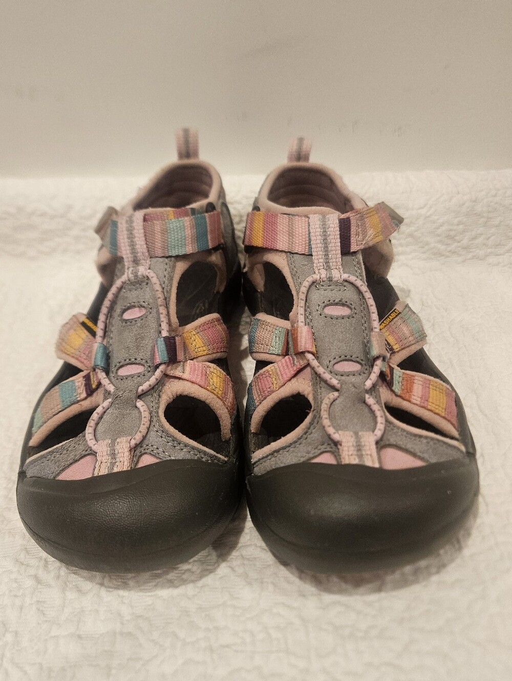 Keen Kids Pink Multi-Stripe Outdoor Sandals
